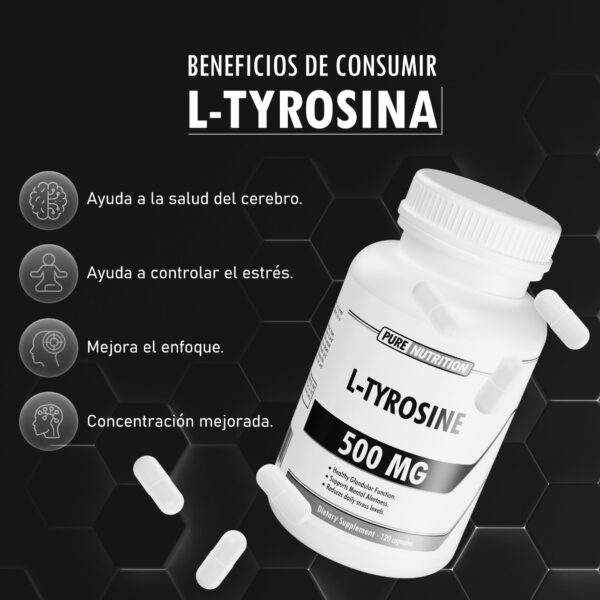 L-Tyrosine 500 Mg - Image 2